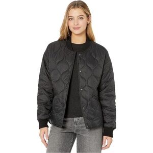 Sanctuary Vancouver Black Quilted Bomber, L